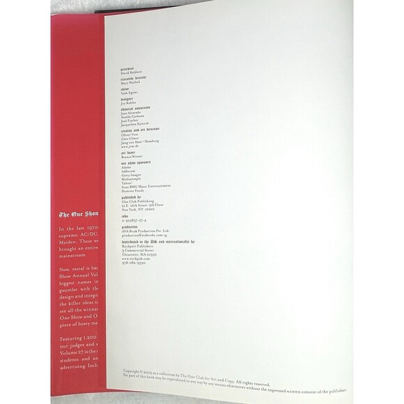 THE ONE SHOW #27 ADVERTISING’S BEST PRINT, DESIGN, RADIO & TV ADS HISTORY - Picture 7 of 8